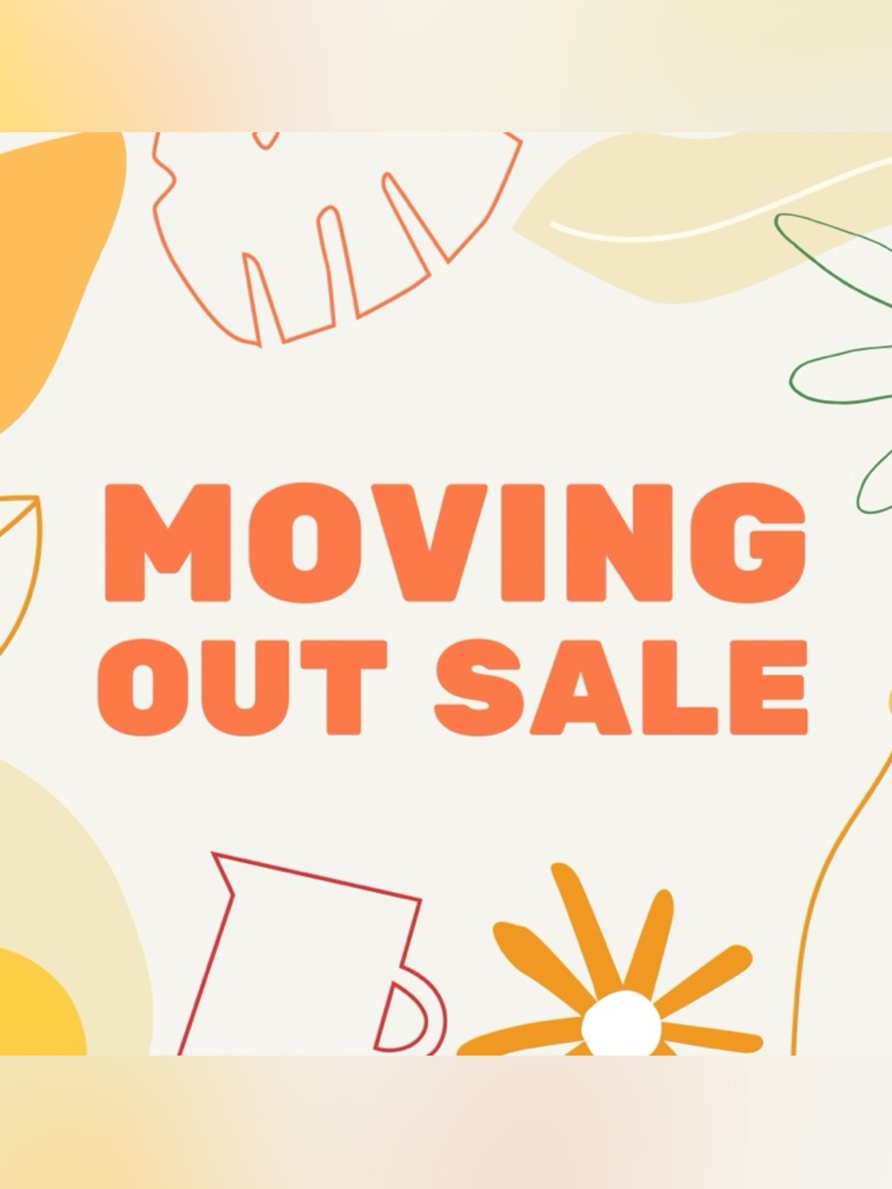 Moving Out Sale!!! Make me an offer!